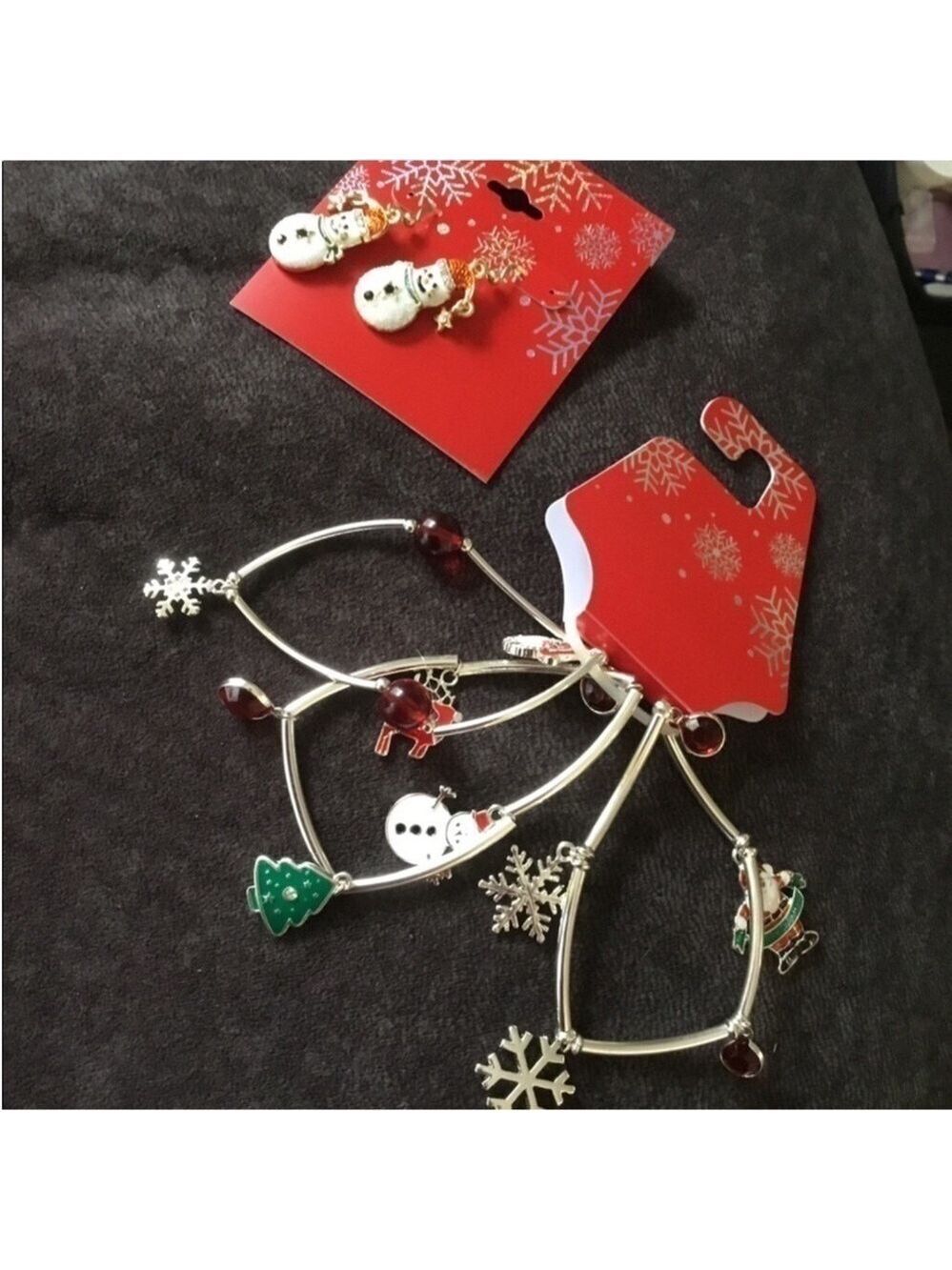 Kohls Celebrate Together stretch charm bracelets & earrings set